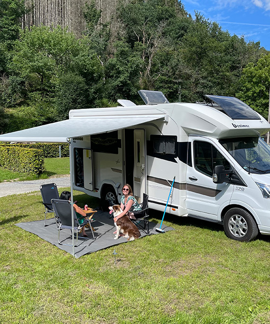 Ardenne Camping - Maboge (La Roche-en-Ardenne) Belgien - Wohnwagen