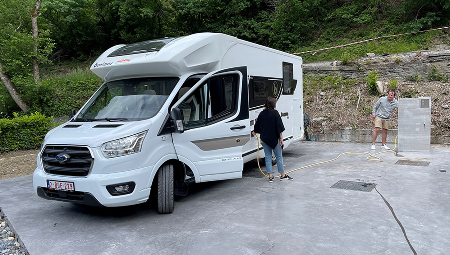 Ardenne Camping - Maboge (La Roche-en-Ardenne) België - Saniatires et commodités